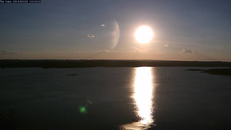 Lake Travis webcam, September 2, 2015 6:25 PM CT