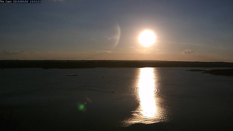 Lake Travis webcam, September 2, 2015 6:30 PM CT
