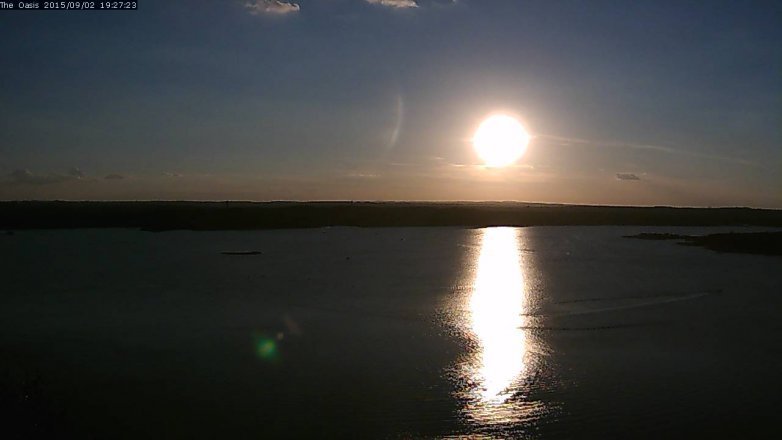 Lake Travis webcam, September 2, 2015 6:35 PM CT