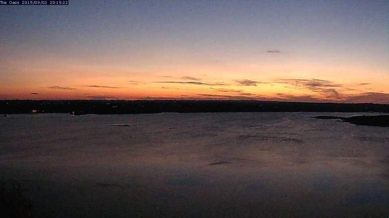Lake Travis webcam, September 2, 2015 7:20 PM CT