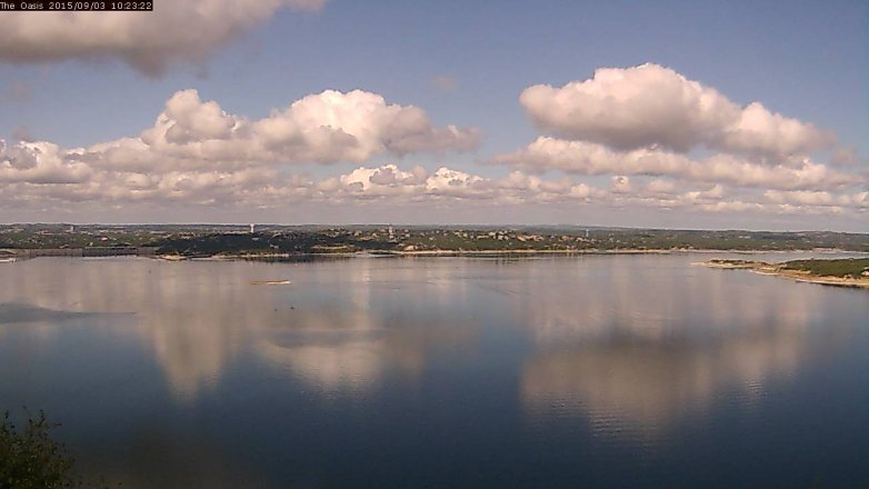 Lake Travis webcam, September 3, 2015 9:30 AM CT