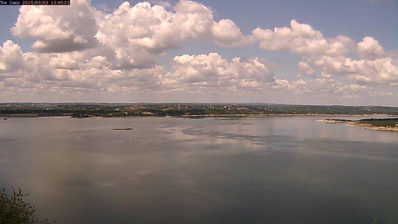 Lake Travis webcam, September 3, 2015 11:50 AM CT