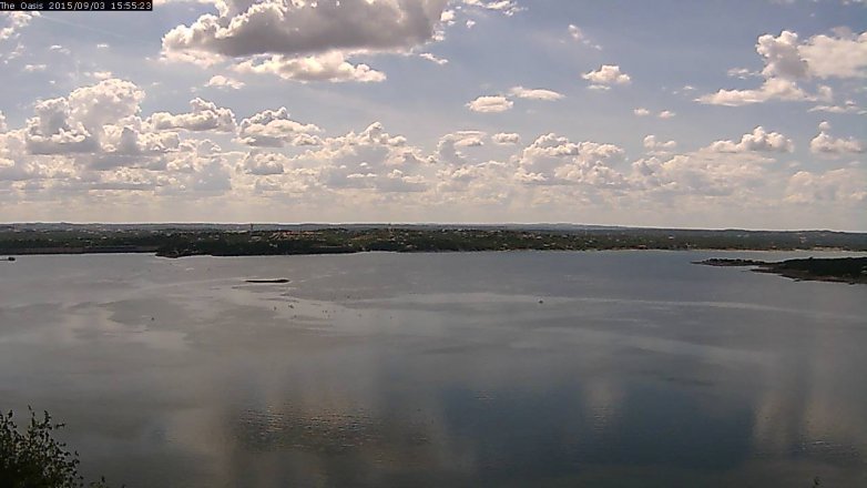 Lake Travis webcam, September 3, 2015 3:00 PM CT