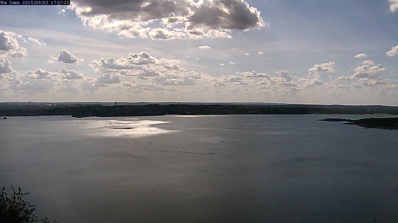 Lake Travis webcam, September 3, 2015 4:15 PM CT