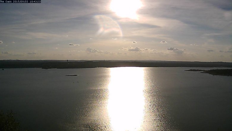 Lake Travis webcam, September 3, 2015 5:50 PM CT