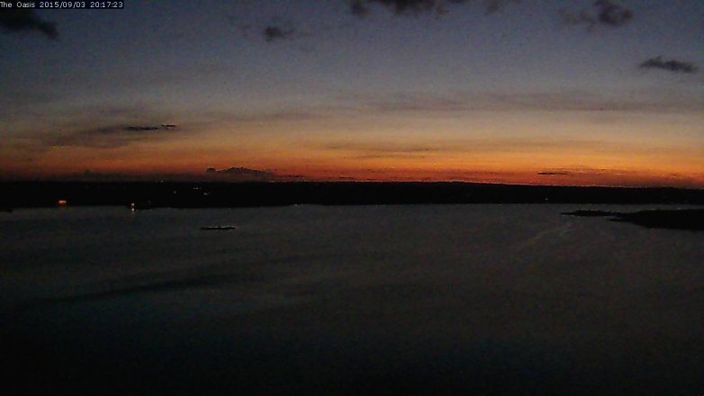 Lake Travis webcam, September 3, 2015 7:25 PM CT