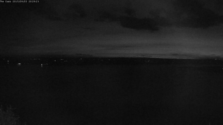 Lake Travis webcam, September 3, 2015 7:35 PM CT