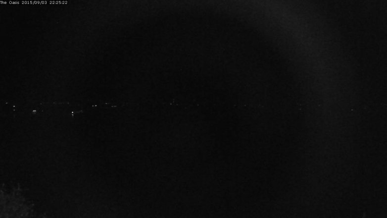 Lake Travis webcam, September 3, 2015 9:30 PM CT