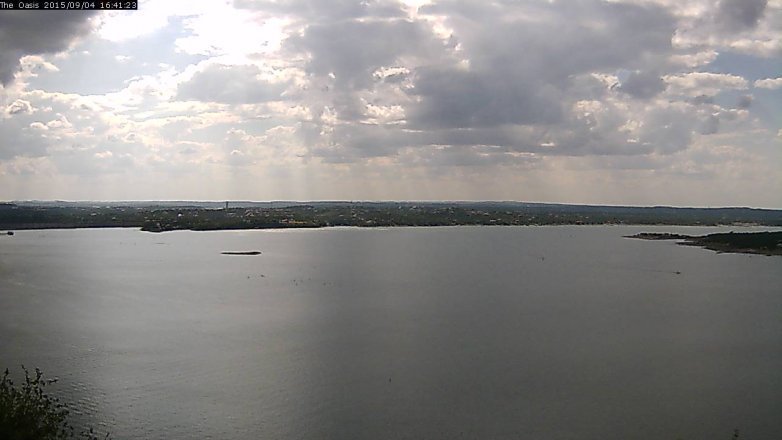 Lake Travis webcam, September 4, 2015 3:50 PM CT