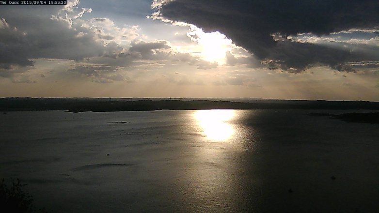 Lake Travis webcam, September 4, 2015 6:00 PM CT
