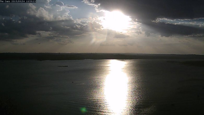 Lake Travis webcam, September 4, 2015 6:05 PM CT