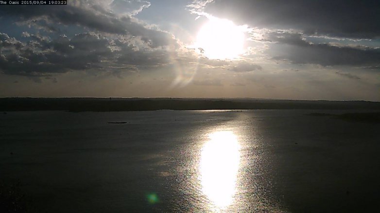 Lake Travis webcam, September 4, 2015 6:10 PM CT