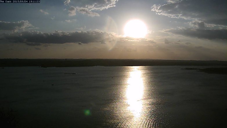 Lake Travis webcam, September 4, 2015 6:15 PM CT