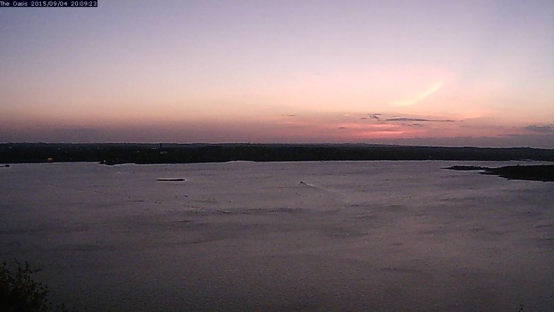 Lake Travis webcam, September 4, 2015 7:15 PM CT