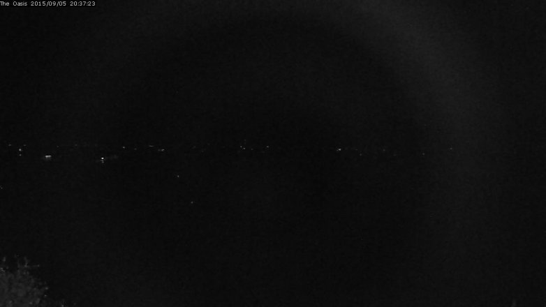 Lake Travis webcam, September 5, 2015 7:45 PM CT