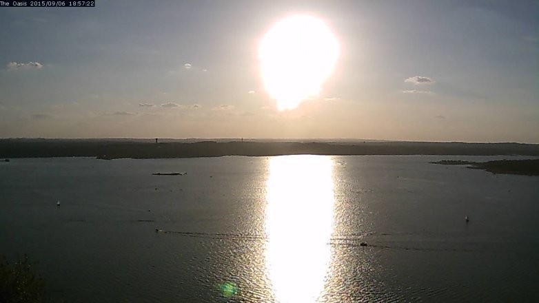 Lake Travis webcam, September 6, 2015 6:05 PM CT