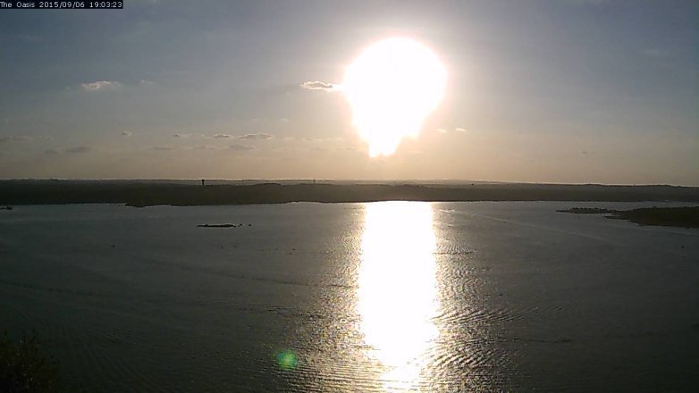 Lake Travis webcam, September 6, 2015 6:10 PM CT