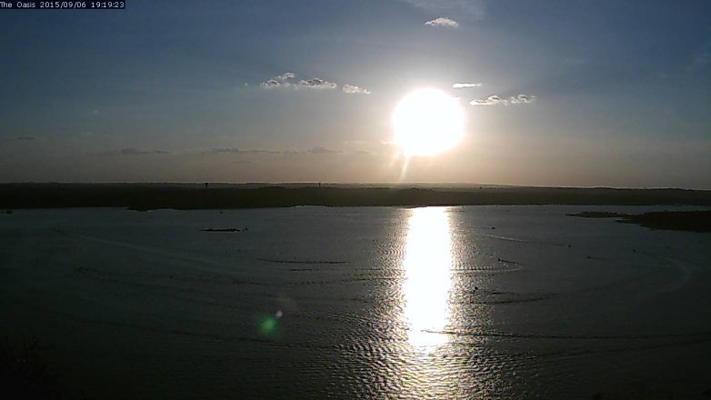 Lake Travis webcam, September 6, 2015 6:25 PM CT