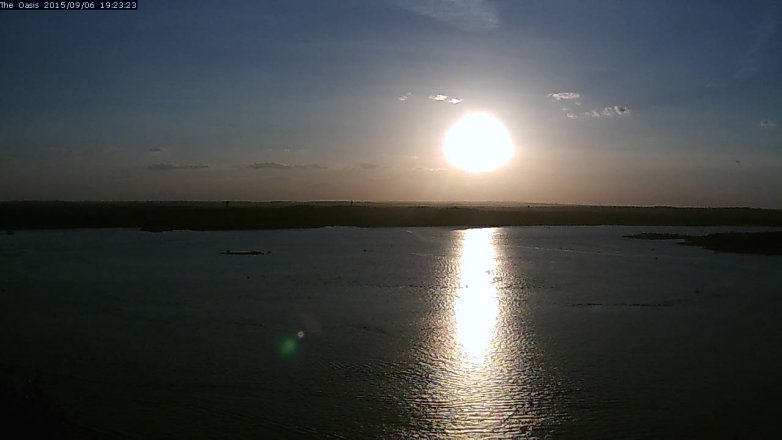 Lake Travis webcam, September 6, 2015 6:30 PM CT