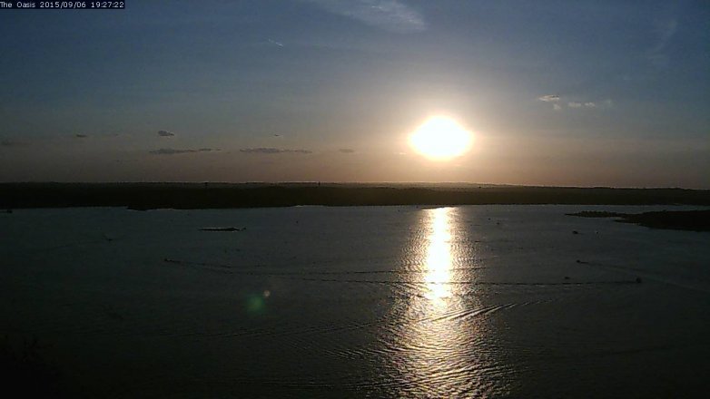 Lake Travis webcam, September 6, 2015 6:35 PM CT