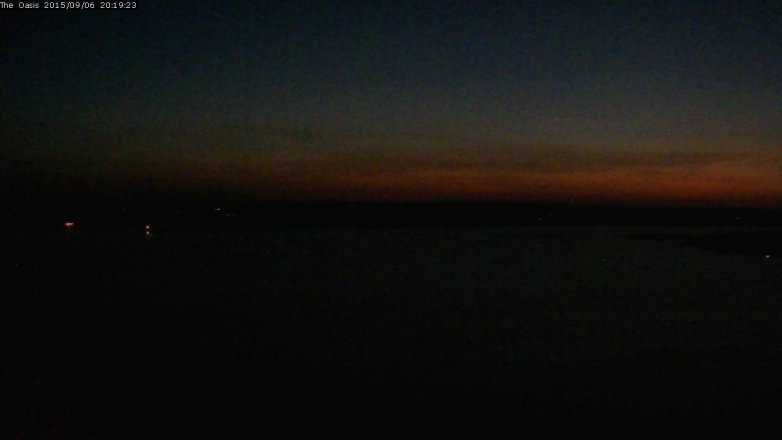 Lake Travis webcam, September 6, 2015 7:25 PM CT