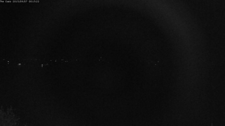 Lake Travis webcam, September 6, 2015 11:20 PM CT