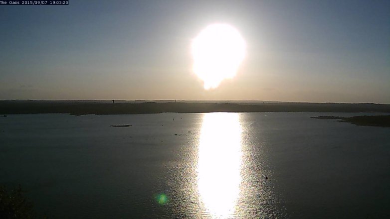 Lake Travis webcam, September 7, 2015 6:10 PM CT