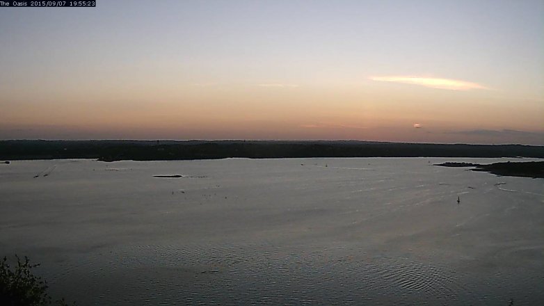 Lake Travis webcam, September 7, 2015 7:00 PM CT