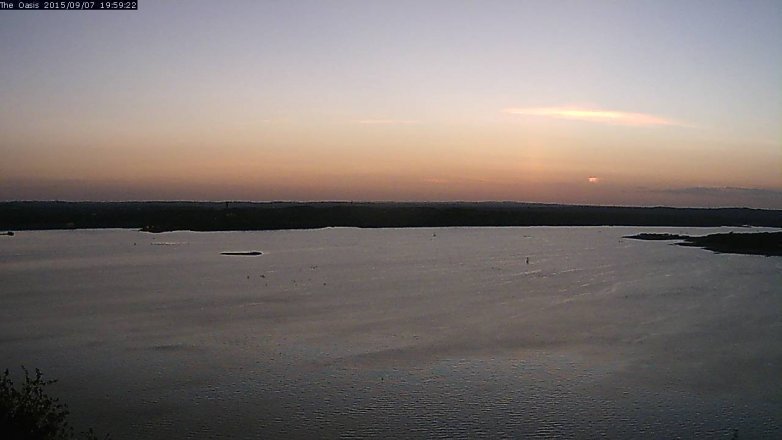 Lake Travis webcam, September 7, 2015 7:05 PM CT