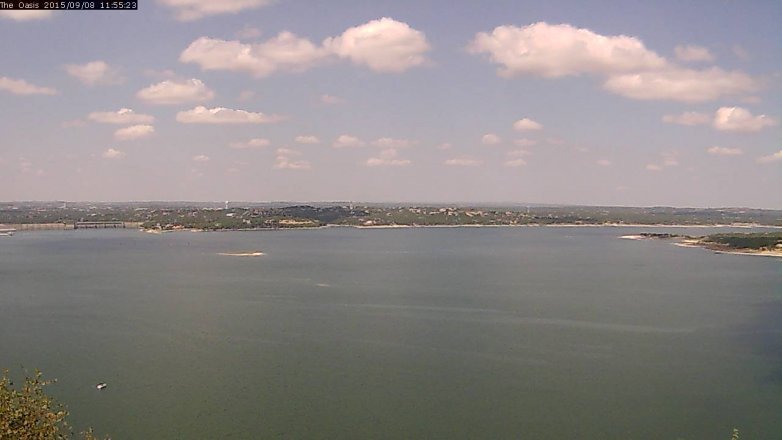 Lake Travis webcam, September 8, 2015 11:00 AM CT