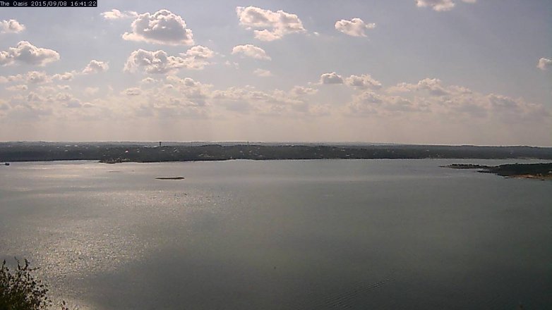 Lake Travis webcam, September 8, 2015 3:45 PM CT