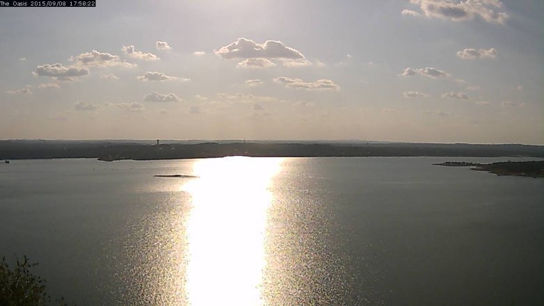 Lake Travis webcam, September 8, 2015 5:05 PM CT