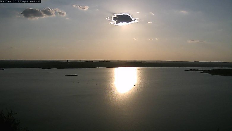 Lake Travis webcam, September 8, 2015 6:00 PM CT