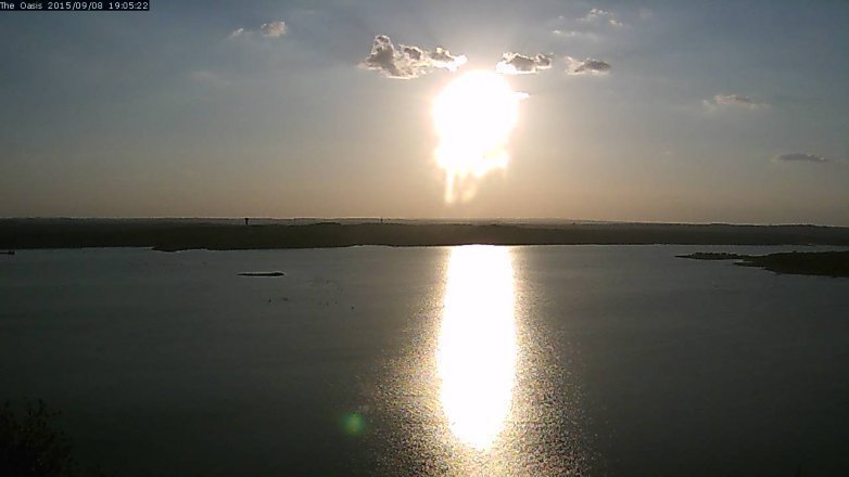 Lake Travis webcam, September 8, 2015 6:10 PM CT