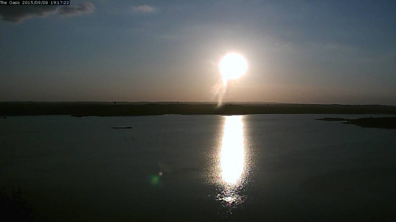 Lake Travis webcam, September 8, 2015 6:25 PM CT