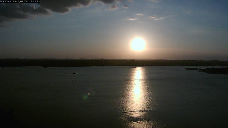 Lake Travis webcam, September 8, 2015 6:30 PM CT