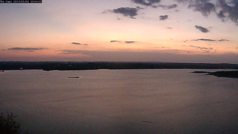Lake Travis webcam, September 8, 2015 7:10 PM CT