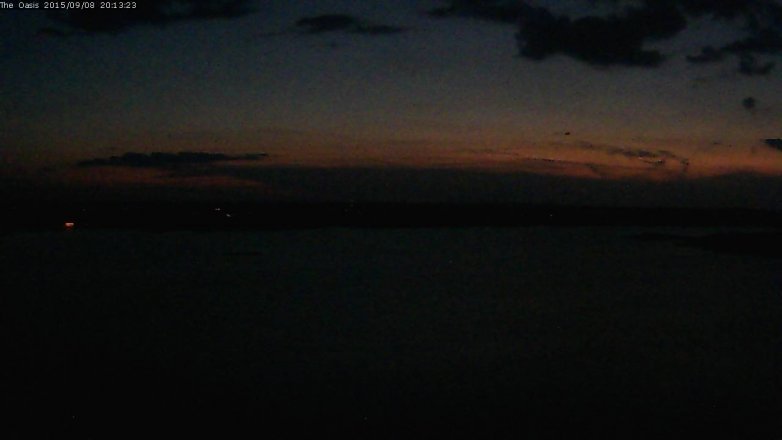 Lake Travis webcam, September 8, 2015 7:20 PM CT