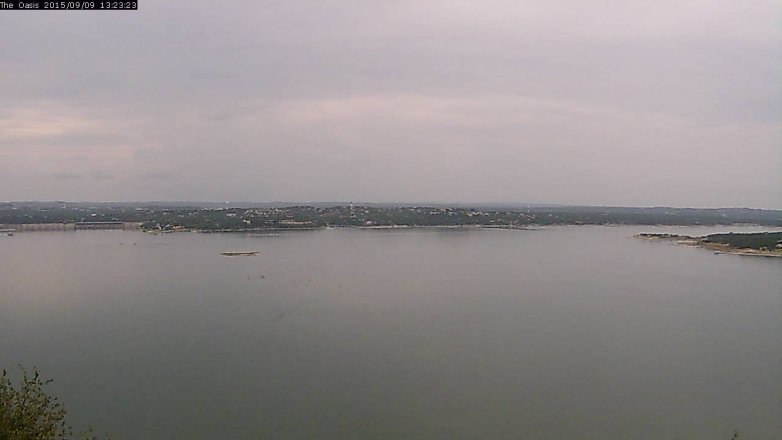 Lake Travis webcam, September 9, 2015 12:30 PM CT
