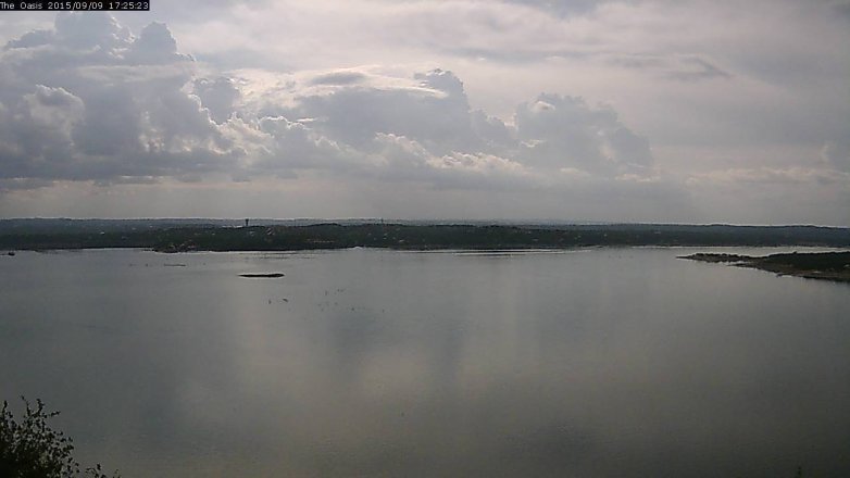 Lake Travis webcam, September 9, 2015 4:30 PM CT