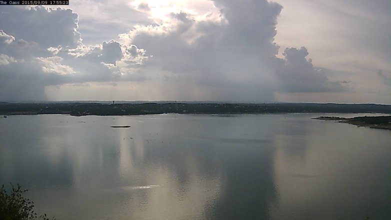 Lake Travis webcam, September 9, 2015 5:00 PM CT