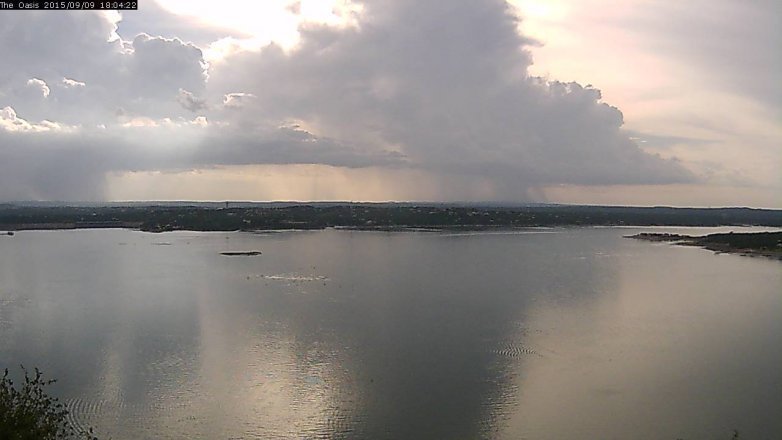 Lake Travis webcam, September 9, 2015 5:10 PM CT