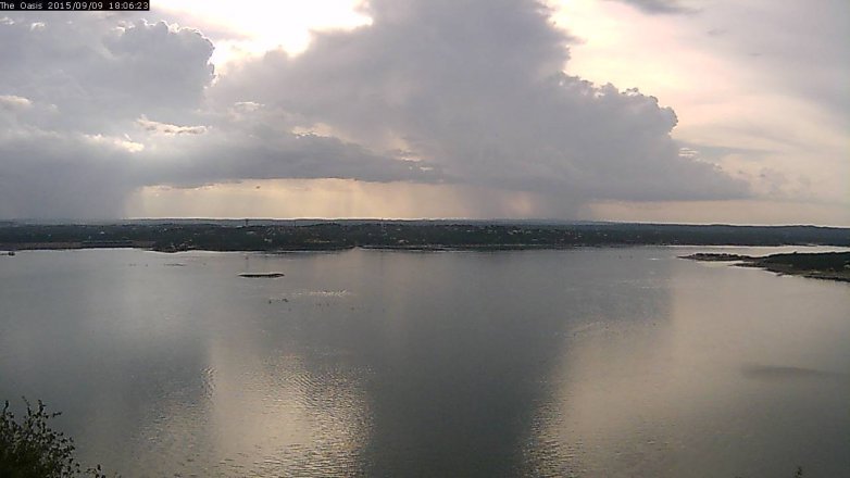 Lake Travis webcam, September 9, 2015 5:15 PM CT