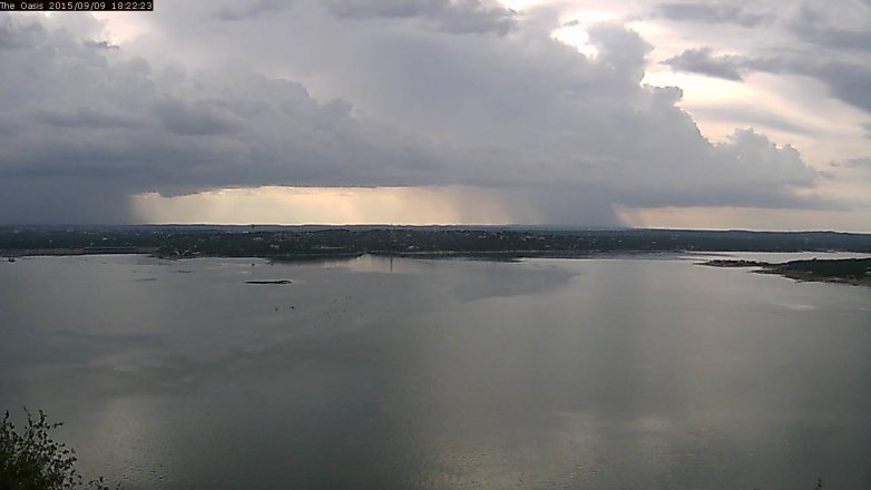 Lake Travis webcam, September 9, 2015 5:30 PM CT