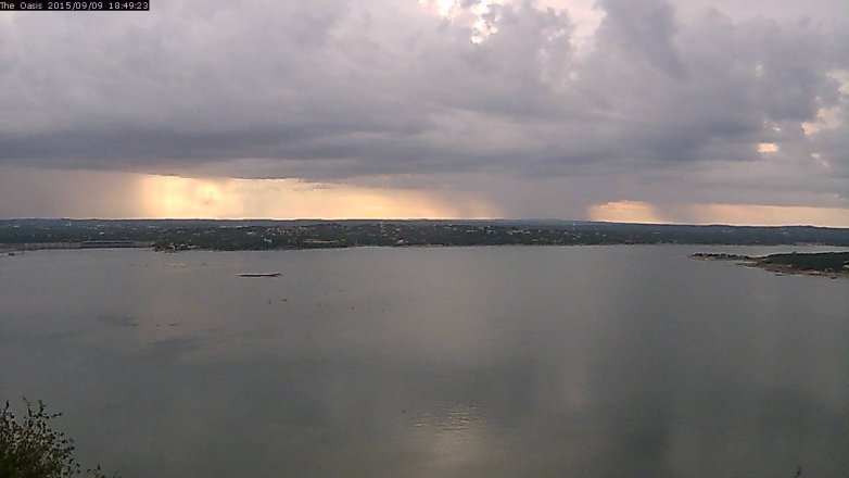Lake Travis webcam, September 9, 2015 5:55 PM CT