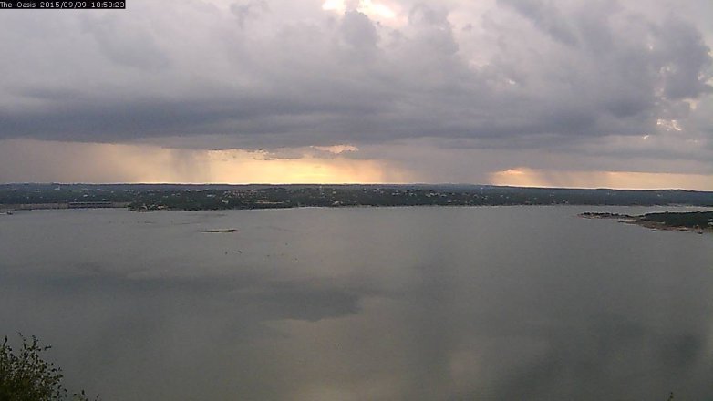 Lake Travis webcam, September 9, 2015 6:00 PM CT