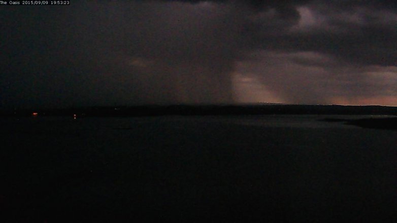 Lake Travis webcam, September 9, 2015 7:00 PM CT