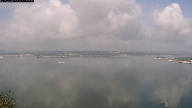 Lake Travis webcam, September 10, 2015 9:10 AM CT