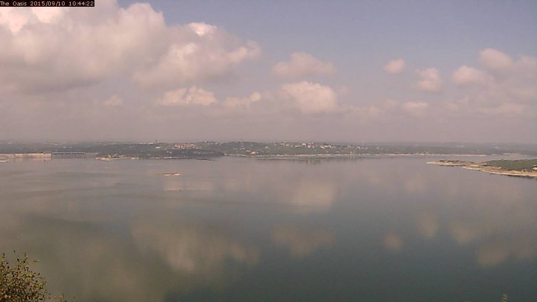 Lake Travis webcam, September 10, 2015 9:50 AM CT
