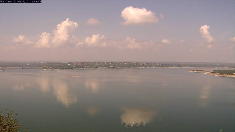Lake Travis webcam, September 10, 2015 11:00 AM CT